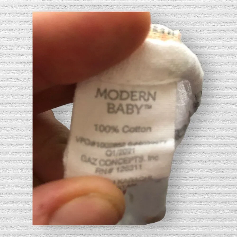 Modern Baby Muslin Swaddle Safari Animals Zoo